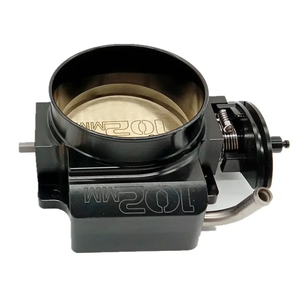 High Flow Billet Black Silver Aluminum 102mm Throttle Body TPS <strong>IAC</strong> Throttle Position <strong>Sensor</strong> for LS1 LS2 LS3 LS6 LSX - Product Image 3