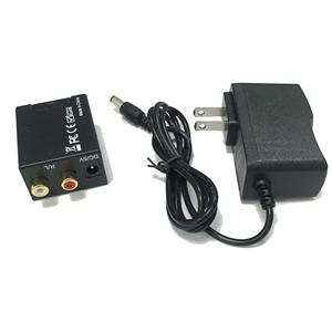 <strong>Digital</strong> to <strong>Analog</strong> Audio &amp; Video <strong>Converter</strong> with HD 1080p <strong>Output</strong> Features Adaptor Accessory &amp; 1080p Resolution