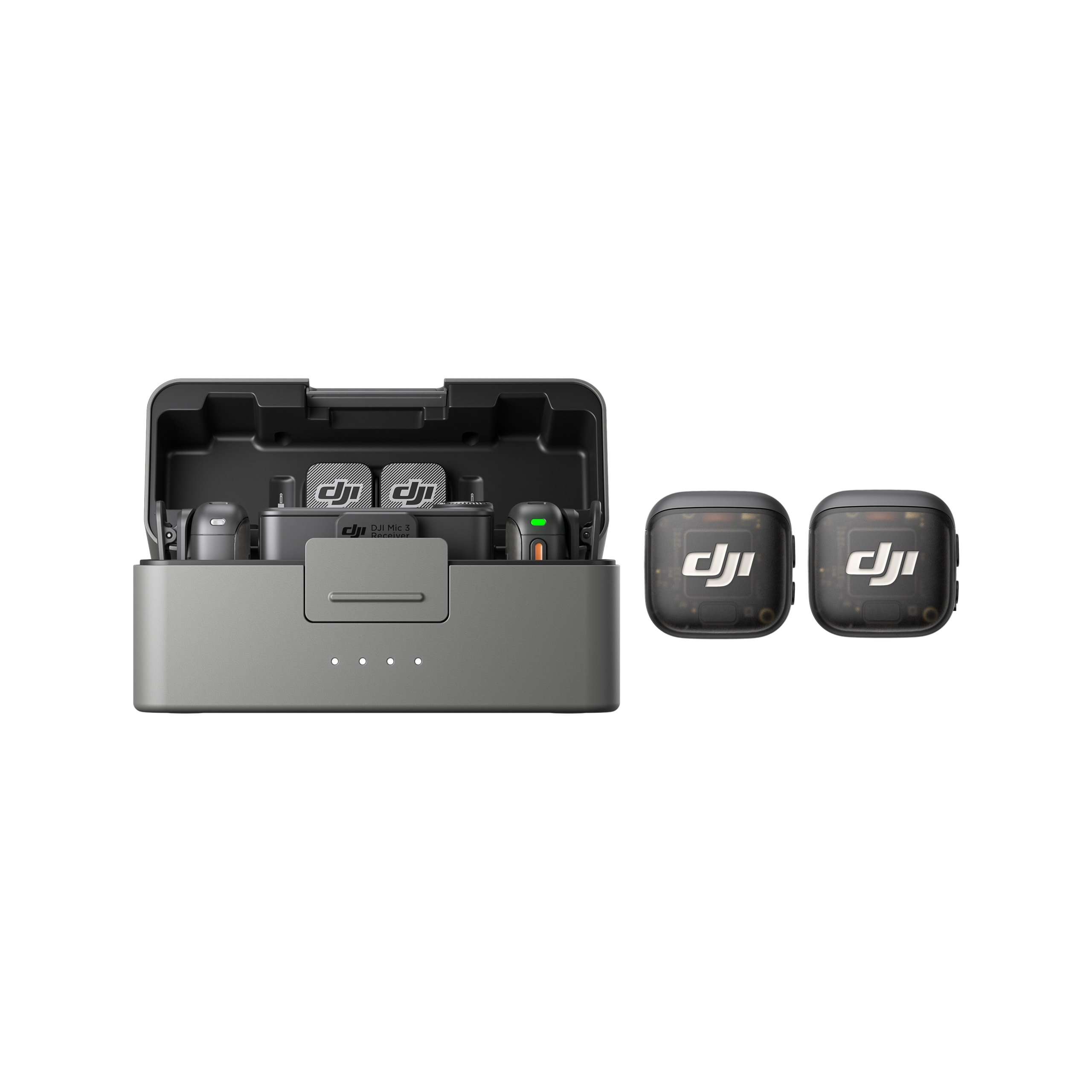 DJI Mic 3 (4 TX+1 RX+Charging Case)Black