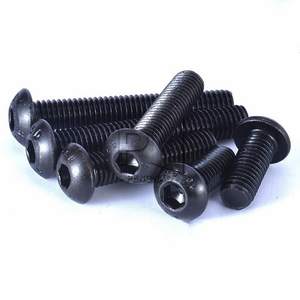 5- ISO7380 M2 M2.5 M3 M4 M5 M6 M8 Round Black 10.9グレードHex Socket Button Head Allen Bolt Screw - Product Image 3