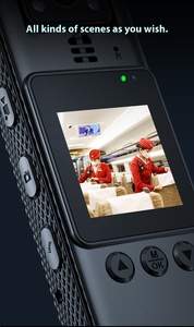 Ses ve Video kayıt ortamı desteği CMOS görüntüleme sensörü ile 360 ° dönebilir Lens MIni vücut kamerası - Product Image 3