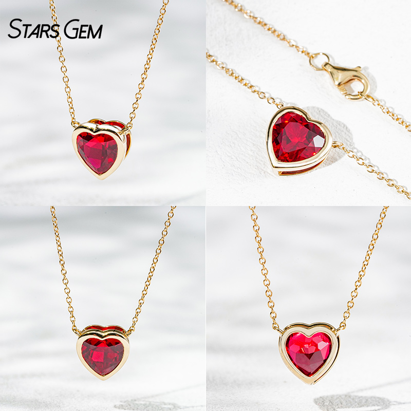 14k yellow gold + Pigeon Blood