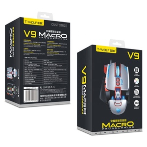 OEM Logo programmazione meccanica con cavo Mouse da gioco 3200Dpi RGB luci colorate USB retroilluminato ottico per Desktop portatile impermeabile - Product Image 4