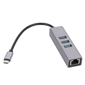 USB a RJ45 Gigabit scheda di rete Drive espansione Free Dock Gigabit Computer 3.0HUB integrato - Product Image 1