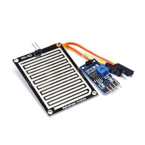 Sensor de gota de lluvia Sensor de lluvia Módulo de detección de lluvia Módulo meteorológico Módulo de visualización de nivel de agua - Product Image 1