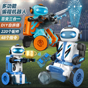 Robot inteligente con control remoto de 2,4 GHz 3 en 1, balas de tiro, Robot de programación RC con luz Led - Product Image 2