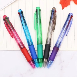 创意多色四色圆珠笔按四色圆珠笔学生绘图手帐书写油笔 - Product Image 4