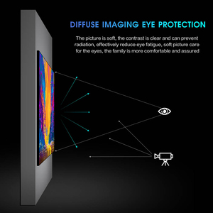 Proyector de Diamante Negro ALR de 150 pulgadas, pantalla de cortina de proyección de bisel ultra estrecho, marco fijo de rechazo de luz ambiental de gran tamaño - Product Image 4