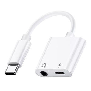 Type-c Digital <strong>Audio</strong> to 3.5mm <strong>Adapter</strong> <strong>2</strong>-in-<strong>1</strong> Call Fast Charging Headset Fully Compatible with Pro <strong>Adapter</strong> Cable - Product Image 5