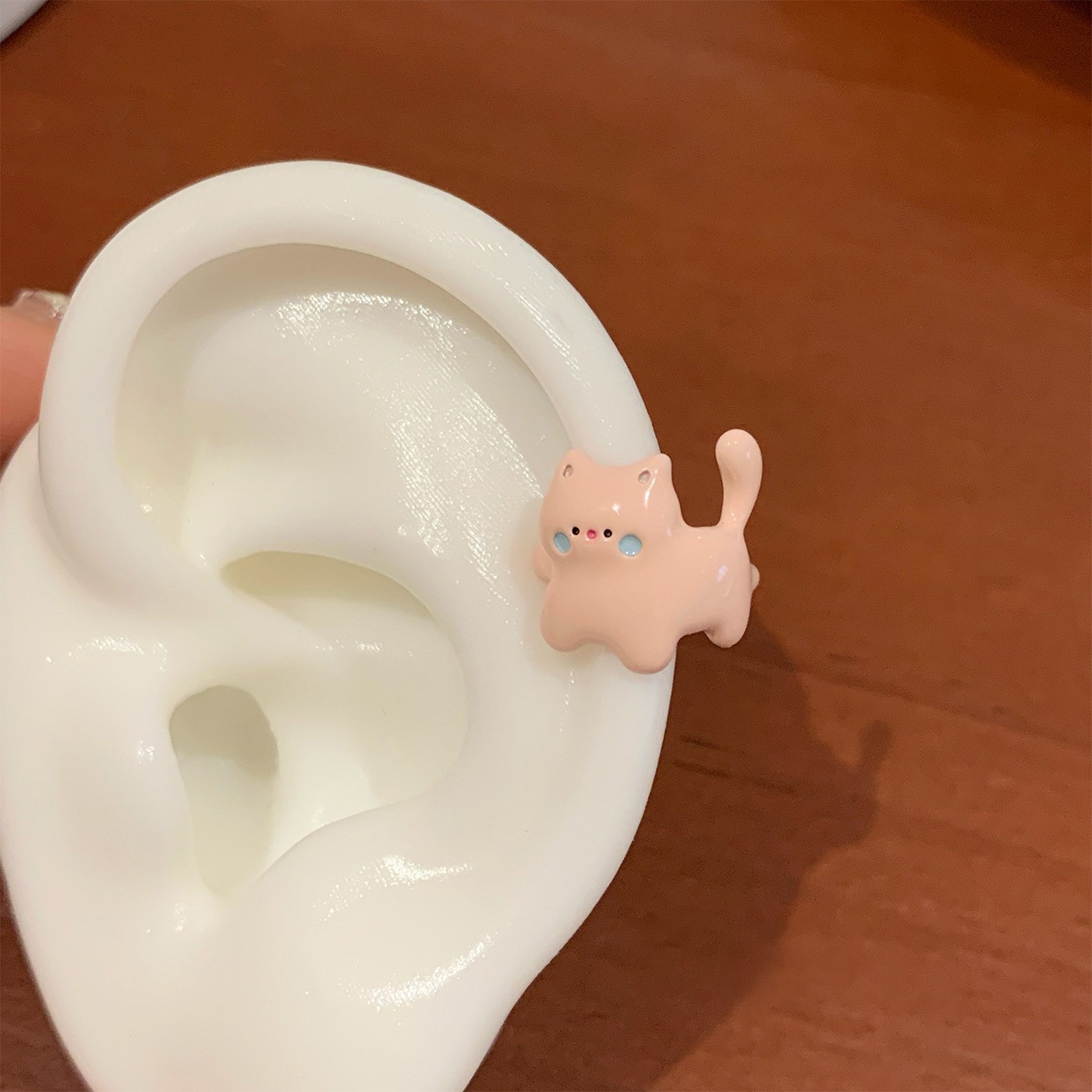 Clip para oreja de gato rosa MMW4 "individual"