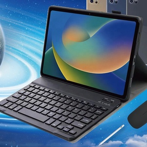 2025 nuevo Android Tablet PC 10,1 pulgadas conjunto de tableta con funda para teclado ratón llamada telefónica compatible con tarjeta SIM - Product Image 1