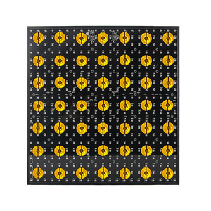 DMX 7x7 piksel matris Bar ışığı 49 adet 3w sıcak beyaz led'ler ve sahne parti flaş ve boyama etkileri için 441 adet 0.2w RGB led'ler - Product Image 2