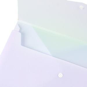 Habgp 9 pcs Manilla thư mục 8.5x11 inch, 1/3 cắt Tab màu thư mục thư mục thư kích thước, thư mục nhựa thẩm mỹ, trường học - Product Image 3