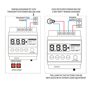 High Quality 420-450Mhz Automatic <strong>Water</strong> <strong>Level</strong> <strong>Controller</strong> Switch 10A Max. Current Remote <strong>Water</strong> <strong>Level</strong> Sensor Switch - Product Image 5