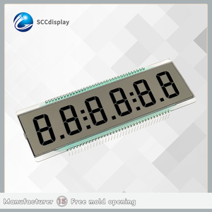SJXD-T73161H Customized <strong>LCD</strong> <strong>Modules</strong> Wholesale Price 7 Segment <strong>Display</strong> with Decimal Point Digital Static <strong>Display</strong> Screen