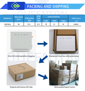 Sıcak satış optik Fiber yönlendirici köprü 1GE F601 Gpon Epon Onu Onu Terminal Modem F601 F401 V6.0 GEPON ağı için - Product Image 3