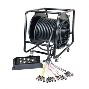 OEM Professional 24CH XLR Snake Cable Caja de escenario de 32 canales con entrada/salida XLR macho para sonido en vivo y estudio - Product Image 1