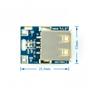 134 n3p 5V Boost Step Up Power Module Lithium LiPo Battery Charging Protection Board Display a LED USB per programma di ricarica fai da te - Product Image 4