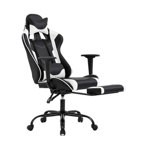 Silla de carreras de juegos de PC RGB de diseño moderno de cuero personalizado equipo de juego barato con función de masaje y accesorio de computadora Panamá - Product Image 2