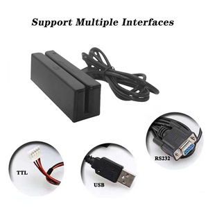 Mini Msr Magnetic Stripe <strong>Reader</strong> <strong>Rs232</strong> Usb Stripe <strong>Card</strong> <strong>Reader</strong> Device - Product Image 4