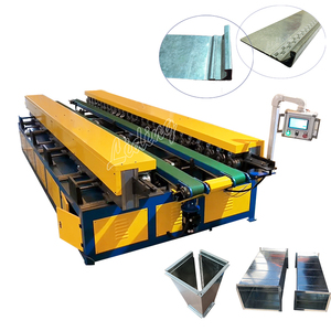 Manufacturer HVAC GDF TDC PDF Profile Flange Making <strong>Machine</strong> Air Duct Production Line Duct Making <strong>Machines</strong> - Product Image 2