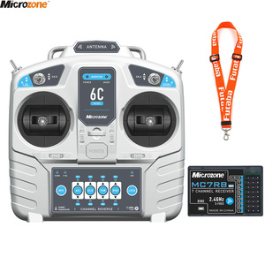 MicroZone MC6C <strong>Mini</strong> V2 2.4G 6CH Controller <strong>Transmitter</strong> with Receiver Radio System for <strong>RC</strong> Airplane Drone Multirotor Helicopter - Product Image 2