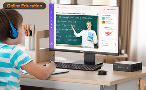 2025 N2 Pocket PC Win11 Pro <strong>Linux</strong> Mini Pc <strong>Desktop</strong> <strong>Computer</strong> Intel N150 Dual Display 4K 512GB SSD for Home School Office Work - Product Image 2