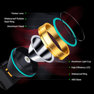 Top bán có thể sạc lại Đầu đèn pin cảm biến chuyển động chức năng mạnh mẽ nhất đầu đèn - Product Image 3