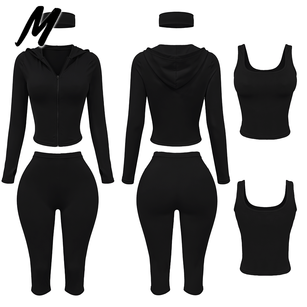 Black 4-piece set