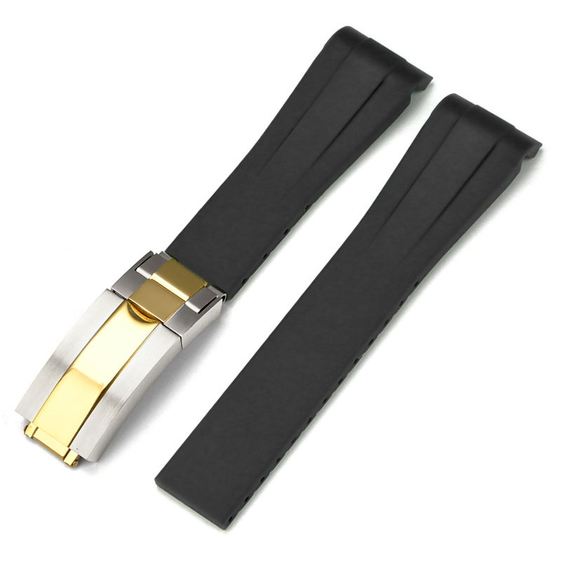 Black+silver gold clasp
