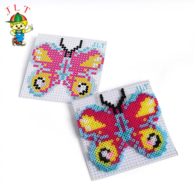 Best Selling Long Lasting Crianças Agradável Bead Brinquedo Animal Forma Hama Beads Diy Engomar Beads Hand Made Artesanato Para Crianças