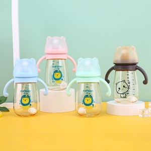 Seaygift Hot Selling New Baby Cartoon Sippy <strong>Milk</strong> Water Cup 300ml PPSU Plastic Water Bottle Girls <strong>Boys</strong> Cups with Handle