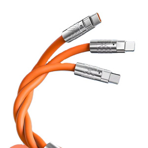สายเคเบิลข้อมูลแบบ3-in-1ที่ชาร์จอย่างรวดเร็ว - Product Image 1