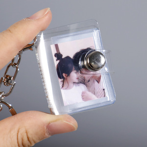Mini phim hoạt hình trong suốt PVC Keychain & Acrylic Album ảnh lưu trữ cuốn sách 1.0inch & 2inch vật liệu nhựa bền - Product Image 5