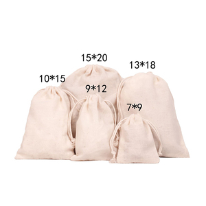 Factory Wholesale Custom Logo <strong>Canvas</strong> <strong>Drawstring</strong> Bag for Gift Packing Eco Friendly Recycle Cotton <strong>Drawstring</strong> <strong>Pouch</strong> - Product Image 6