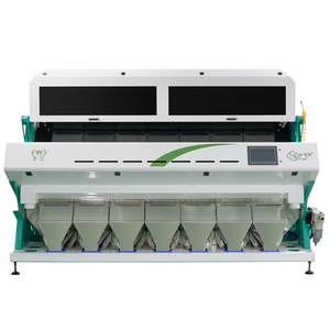7 Chute Alta capacidade Cor Sorter CCD Imagem Para Porca Plástico Arroz Grão Cor Sorter Máquina