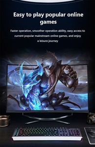 White 21.5 Inch All-In-One <strong>PC</strong> Laptop Frameless Slim Desktop with I5 Touch <strong>Mac</strong>-Design Gaming Computer Comput I5 Touch All - Product Image 4
