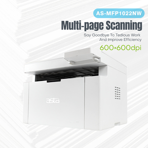 ASTA A4 เลเซอร์เครื่องพิมพ์ MF P1022n W Copy Scanner สีดำสีขาว 22ppm 600DPI ขนาดเล็ก 3 in 1 ไร้สายพิมพ์การพิมพ์ - Product Image 4