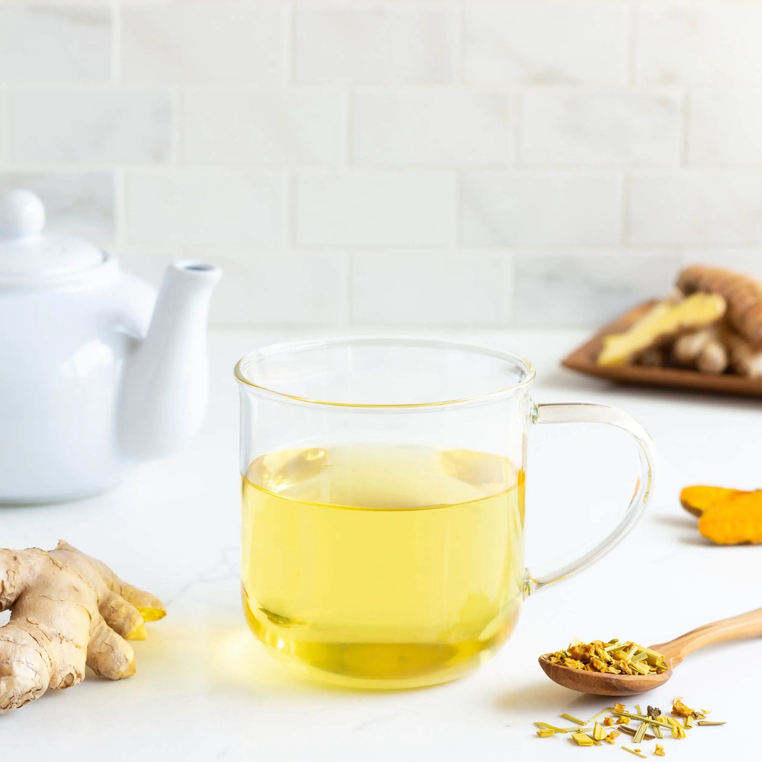 Стандартный Сертифицированный китайский чай для похудения, здоровый имбирный чай с куркумой, лимонный чай, медовый имбирный чай быстрого приготовления