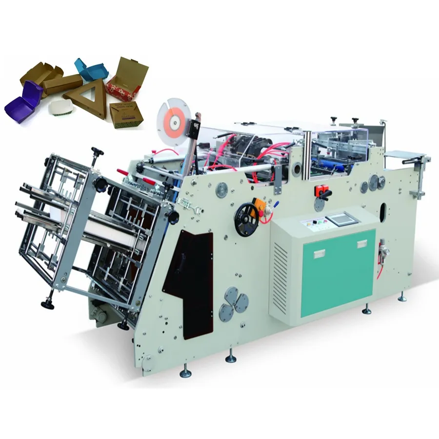 Entièrement automatique hambourg carton montage machine gâteau plateau formant machines (MB-800A)