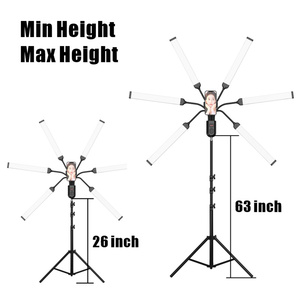 Led Video <strong>Light</strong> Lighting,Color Temperature 3000K-6000K, Brightness 1%-100% Stepless Dimming for YouTube TikTok Video Shooting - Product Image 2