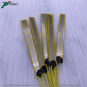 110x15mm12V <span class=keywords><strong>10W</strong></span> yapışkanlı kapton isıtma pedi film isıtıcı