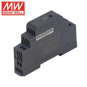 Mean Well-Fuente de alimentación Convertidora de aislamiento de carril DIN, entrada de 15W, 18-75VDC, salida de 5VDC, 1, 2, 1, 2, 2