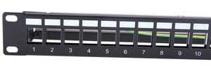 24端口1u 19 "机架安装Stp屏蔽光纤配线架Cat6 Utp/Stp网络配线架 - Product Image 6
