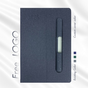 2026 Custom 365 giorni taccuino spagnolo-inglese copertina in pelle PU con stampa Logo cucito legante diario regalo Planner - Product Image 1