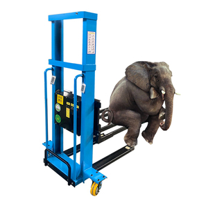 Electric Truck Mounted Forklift <strong>Automatic</strong> up and Down <strong>Loading</strong> and <strong>Unloading</strong> Artifact Portable Small Climbing Carrier Stacker 1 t - Product Image 1