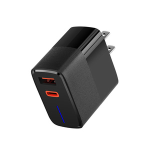 Süper hızlı şarj adaptörü PD20W çift bağlantı noktası Apple/Huawei için abd ve avrupa cep telefonu şarj cihazı ile tam uyumlu - Product Image 1