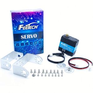 Feetech 4-Mode Digital RC Servo Boat &amp; Drone 20kg Capacity 360 Degree Rotation Magnetic Encoding Metal Gear Toys &amp; Robot Toys