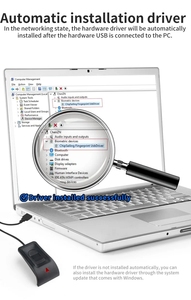 Biometric <strong>Fingerprint</strong> <strong>USB</strong> <strong>Reader</strong> <strong>for</strong> Windows 10/11 - Secure Login With Hello Biometrics - Product Image 4