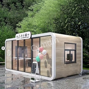 Cymdin en çok satan mobil ofis çelik yapı otel kullanımı için tekerlekler üzerinde prefabrik yaşam konteyneri ev - Product Image 3